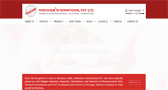 Desktop Screenshot of nishchem.com
